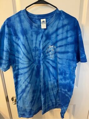 Shady Glen (Manchester, Ct) Tie-Dye Blue Graphic Tee